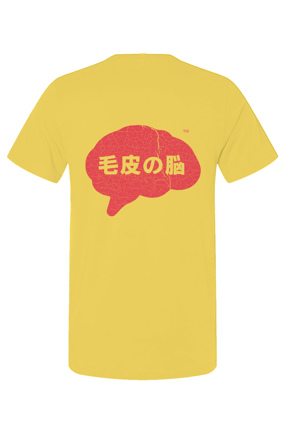 Furbrain Nihongo Red Distressed Backprint T-shirt