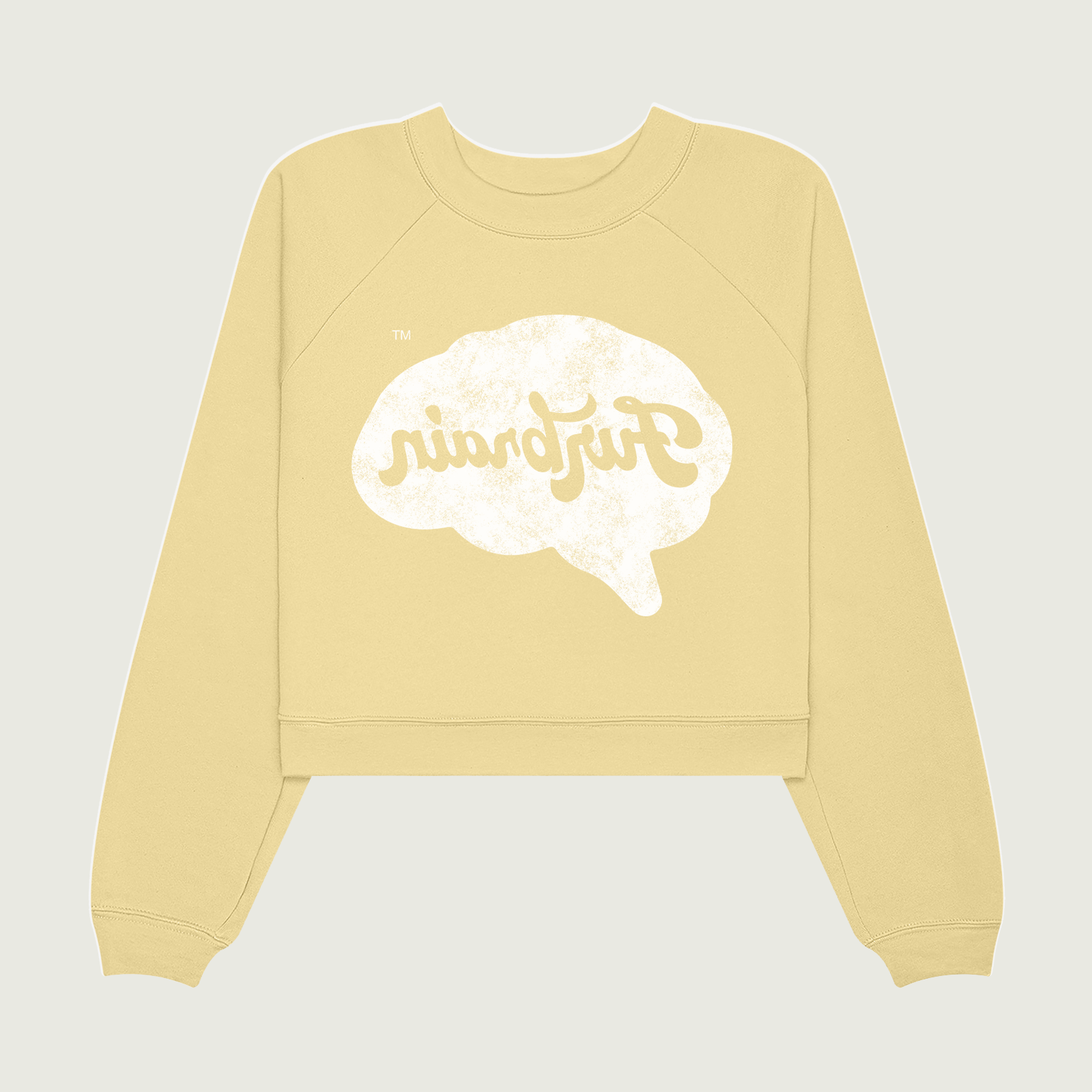 Backassward Brain | Women's Raglan Pullover Fleece Sweatshirt