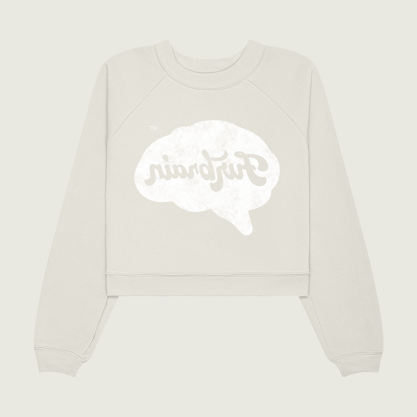 Backassward Brain | Women's Raglan Pullover Fleece Sweatshirt