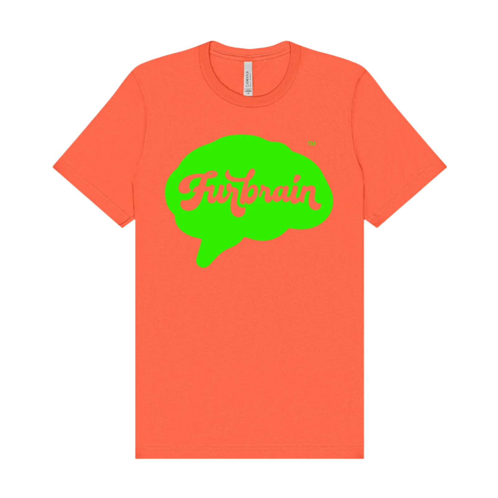 Fluoro-Verde Brain Series Tee / Neon Green Imprint