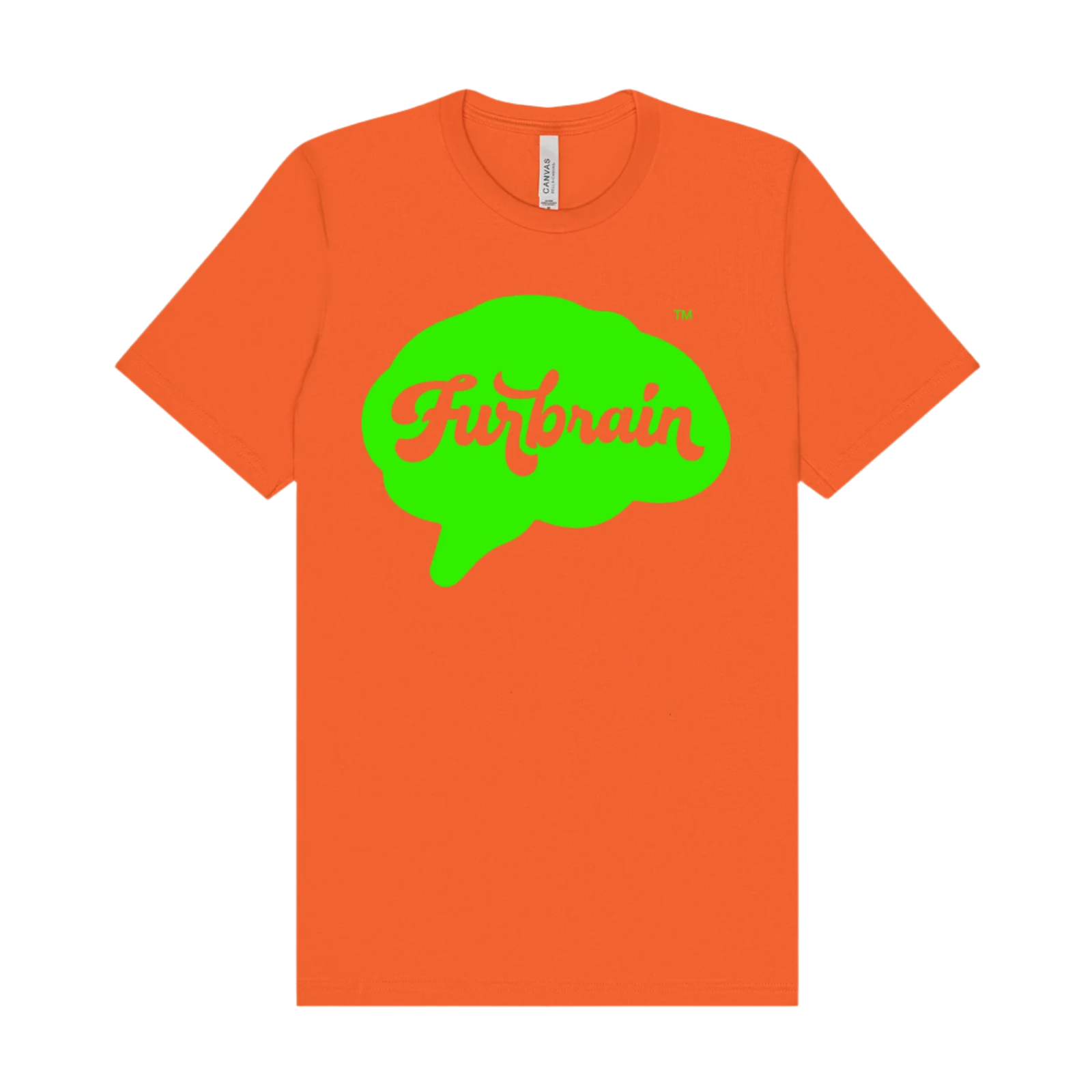 Fluoro-Verde Brain Series Tee / Neon Green Imprint