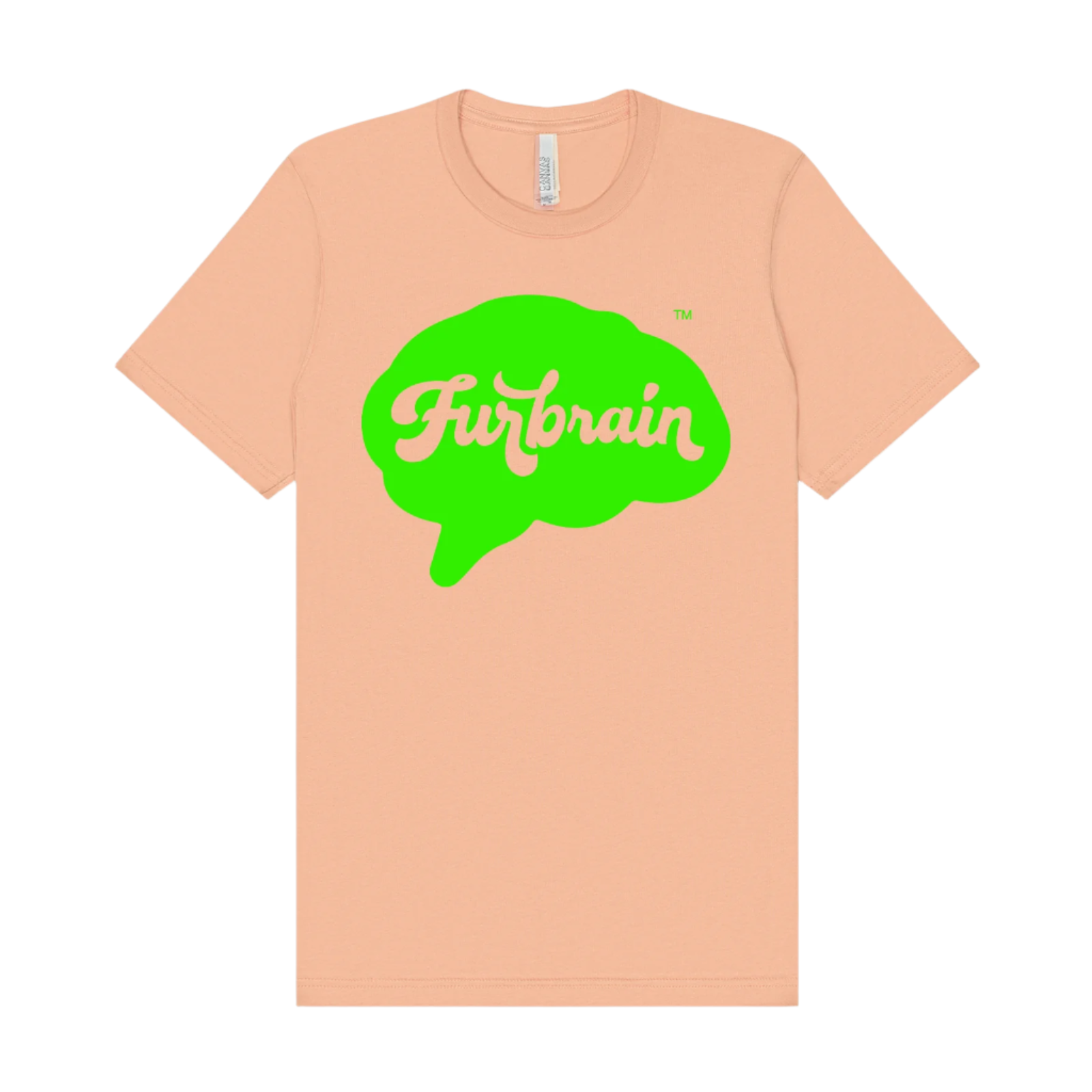 Fluoro-Verde Brain Series Tee / Neon Green Imprint