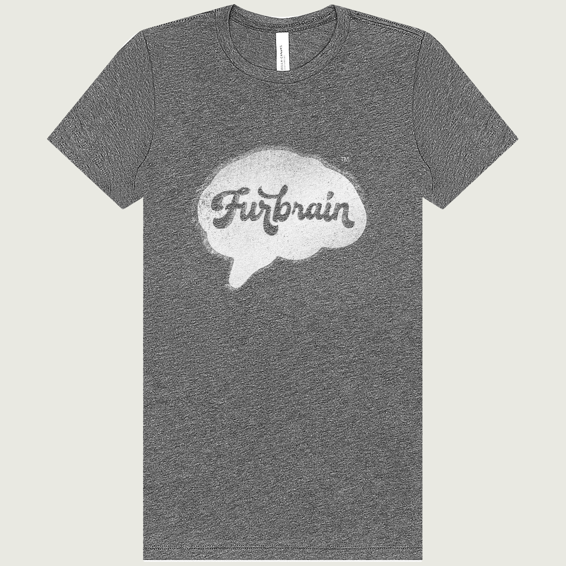 White Blurbrain / Women's Heather T-shirt