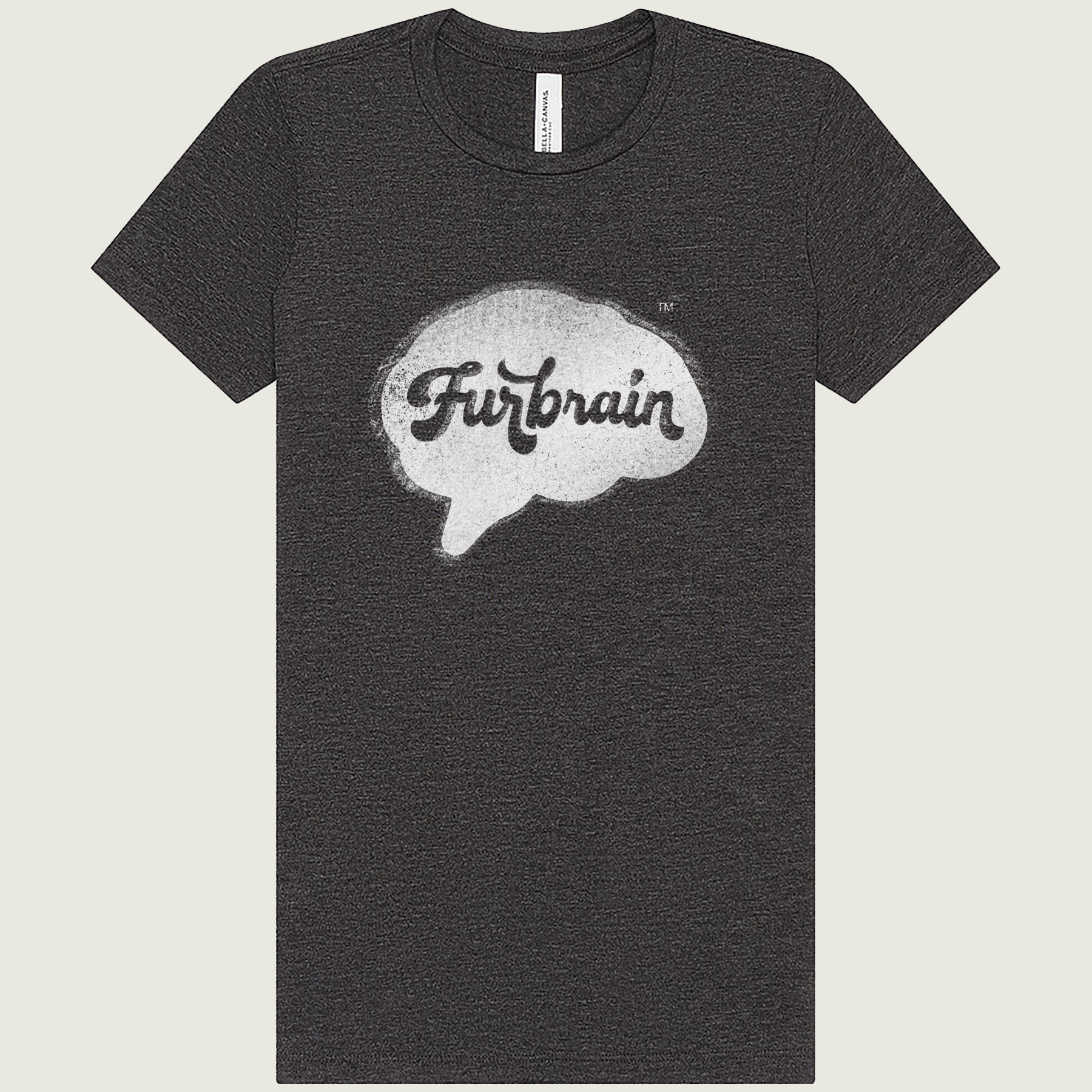 White Blurbrain / Women's Heather T-shirt