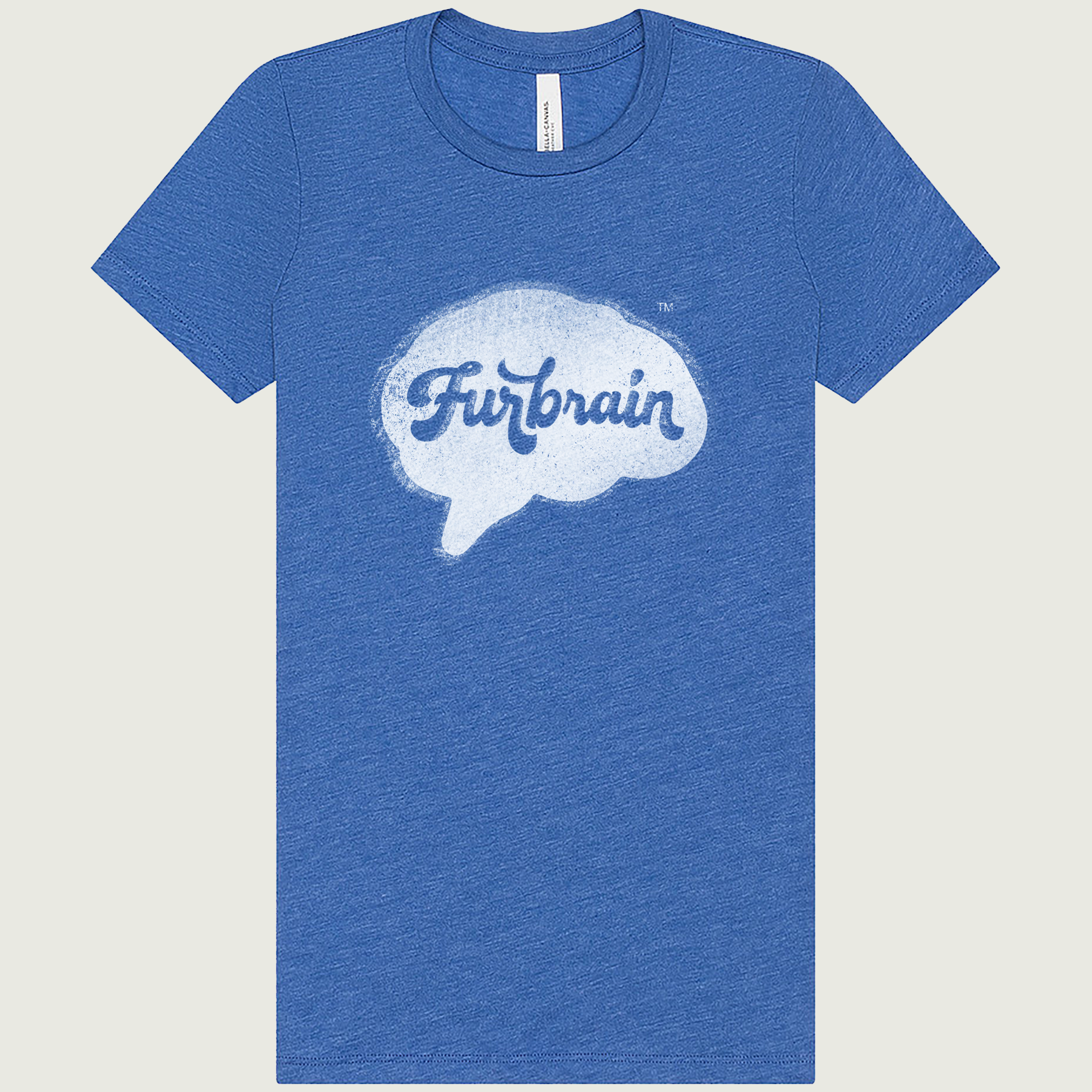 White Blurbrain / Women's Heather T-shirt